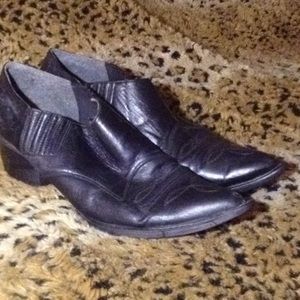 Black booties size 7.0